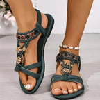 Damen Komfortable Sandalen mit bohemian-inspiriertem Design R&B