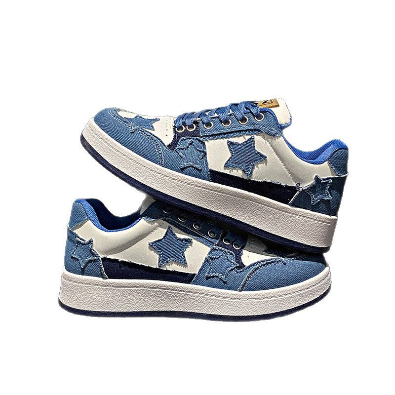 Damen Sneaker mit modischem Sternedesign R&B