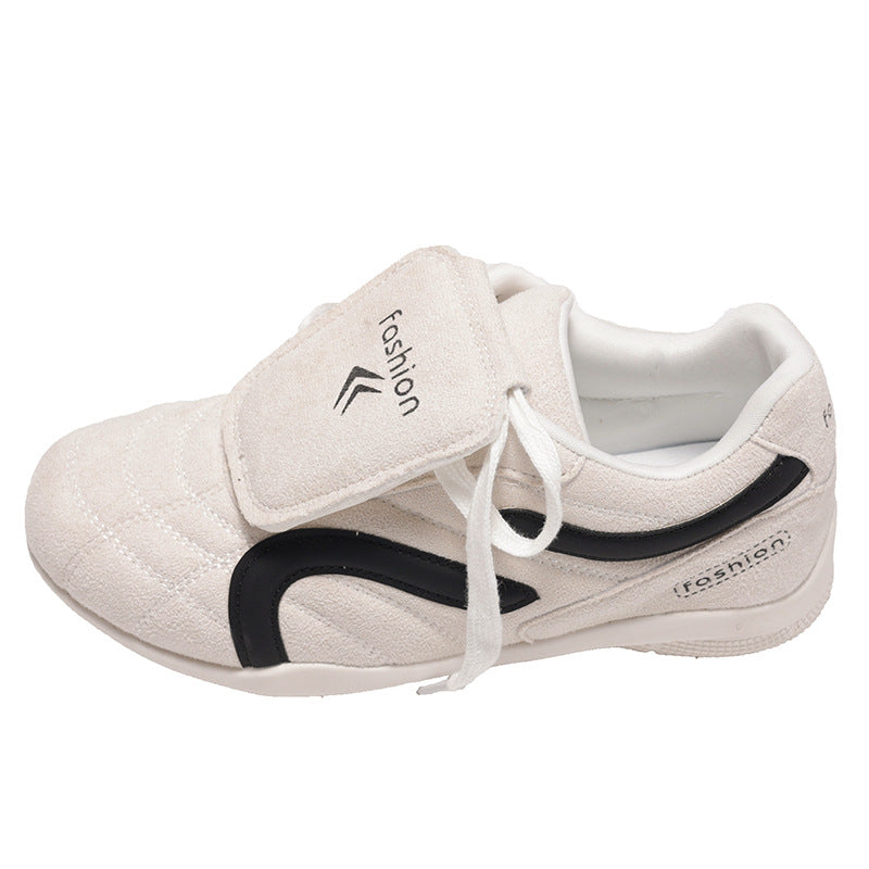 Damen Sportliche Sneakers mit praktischem Klettverschluss und eleganter Wildleder-Optik R&B