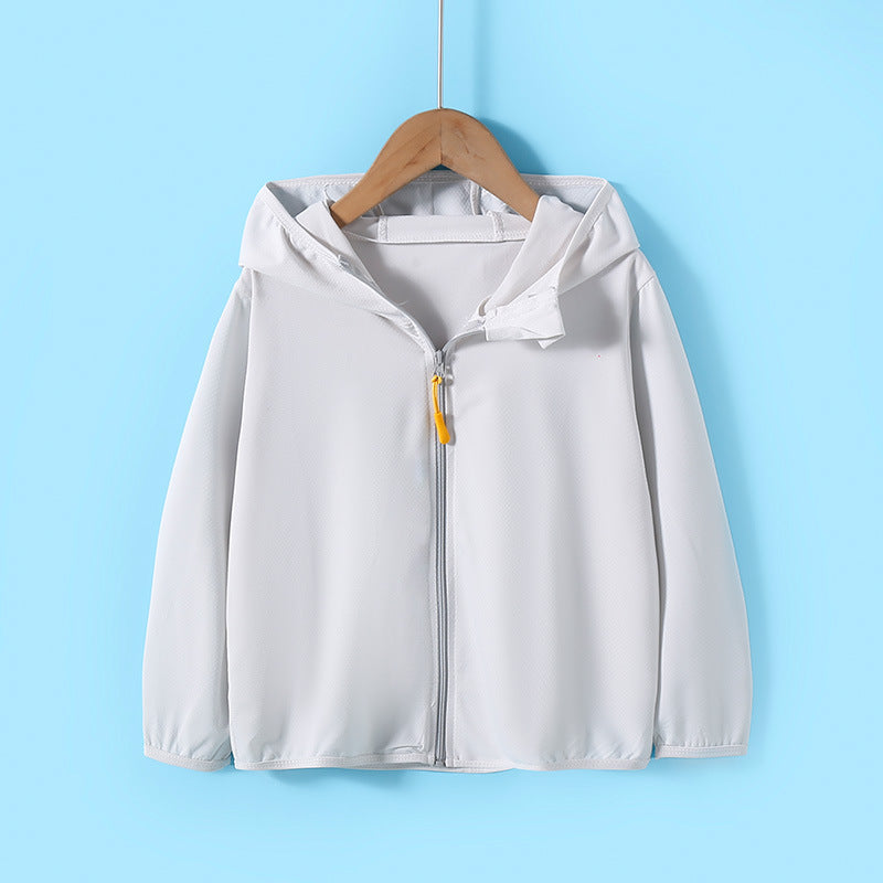 Unisex nan leichte UV-Schutz Kapuzenjacke mit durchgehendem Reißverschluss und atmungsaktivem Meshfutter R&B