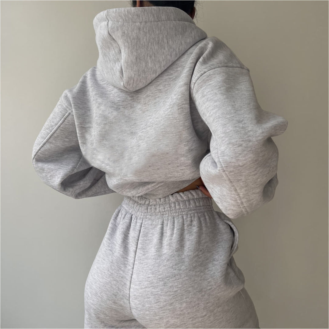 Damen modisches und lässiges Hoodie-Set mit weitem Schnitt R&B