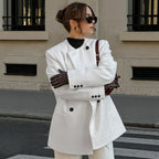Damen Trendiger Oversized Blazer mit doppelter Knopfleiste R&B