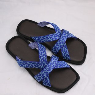 Damen verstellbare Zehentrenner-Sandalen mit geflochtenem Riemen R&B