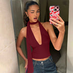 Damen Neckholder-Top mit verspieltem Design R&B