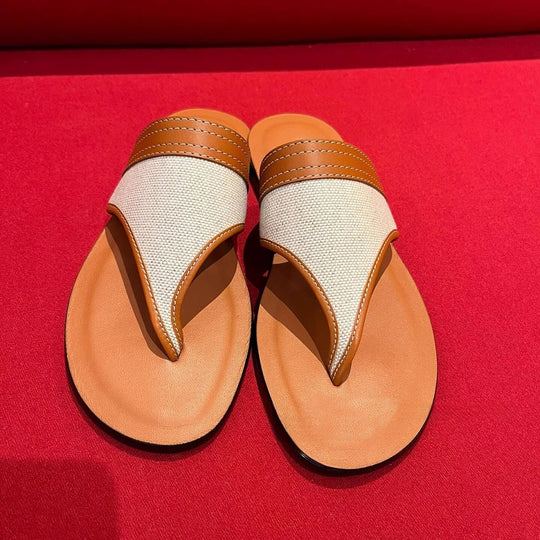 Damen bequeme Zehensteg-Sandalen mit ergonomischem Fußbett R&B