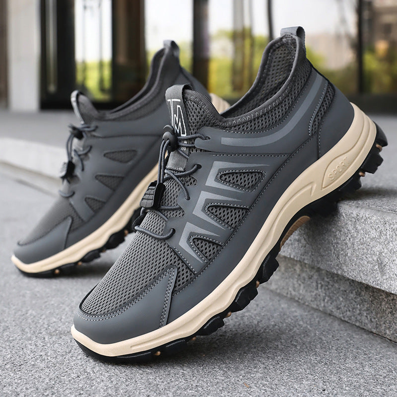 Damen Sportliche Trail-Sneaker mit atmungsaktivem Mesh und rutschfester Sohle R&B