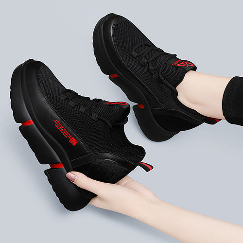 Damen Sportliche Chunky Sneakers mit atmungsaktivem Mesh-Obermaterial und innovativer Dämpfungstechnologie R&B