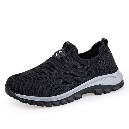 Damen Sportschuhe mit atmungsaktiver Strickoberfläche und rutschfester Sohle R&B