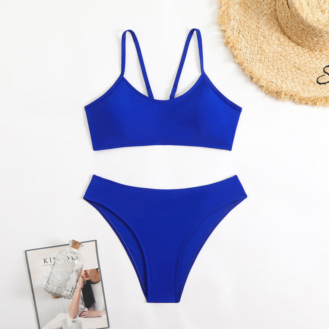 Damen Sportliches Bikini-Set mit verstellbaren Trägern R&B