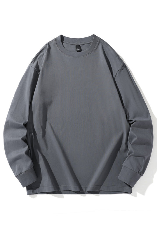 Damen lässiges Langarmshirt aus hochwertiger Baumwolle R&B
