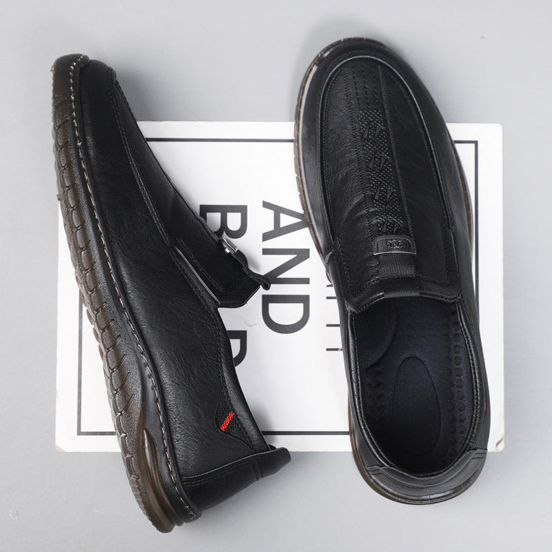 Herren elegante Slipper mit rutschfester Sohle und flexibler Einlage R&B