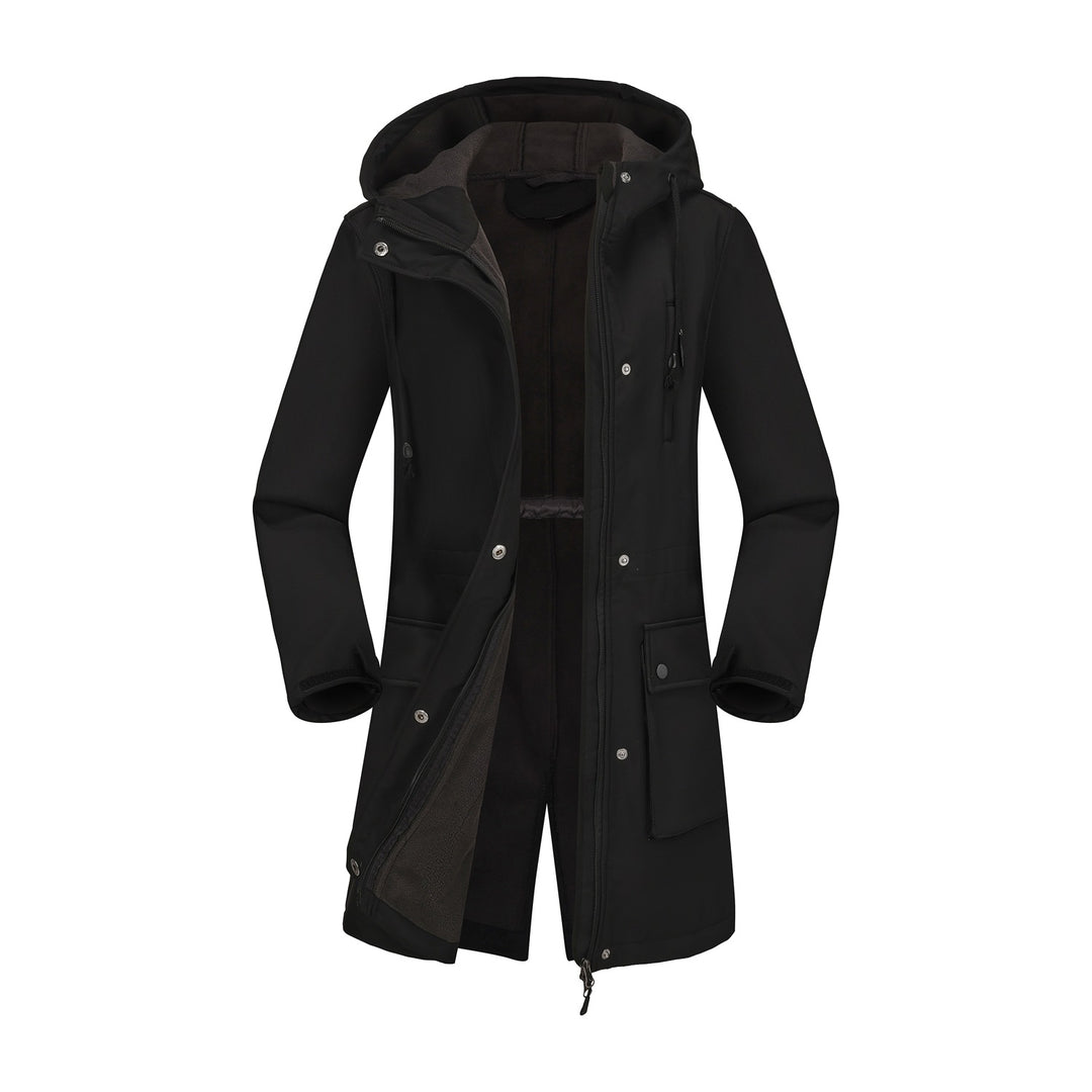 Damen funktionale Outdoor-Jacke mit verstellbarem Taillenzug und Innenfutter R&B