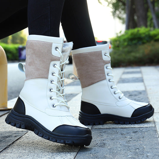 Damen Gefütterte Winterstiefel mit rutschfester Sohle R&B