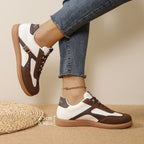 Damen modische Sneaker mit retro-inspiriertem Design und attraktiven Farbdetails R&B