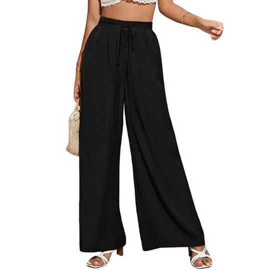 Damen weite Sommerhose mit hohem Bund R&B