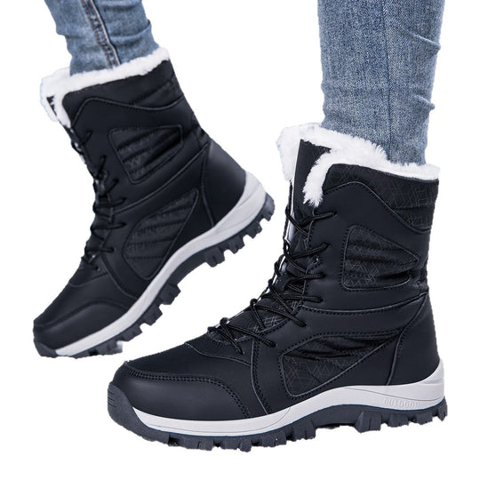 Damen Winterstiefel mit isolierendem Innenfutter und rutschfester Profilsohle R&B