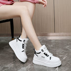 Damen modische High-Top Sneakers mit kuscheligem Innenfutter und robustem Sohlenprofil R&B