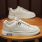 Damen modische Sneakers mit stabiler Plateausohle und strukturiertem Obermaterial R&B