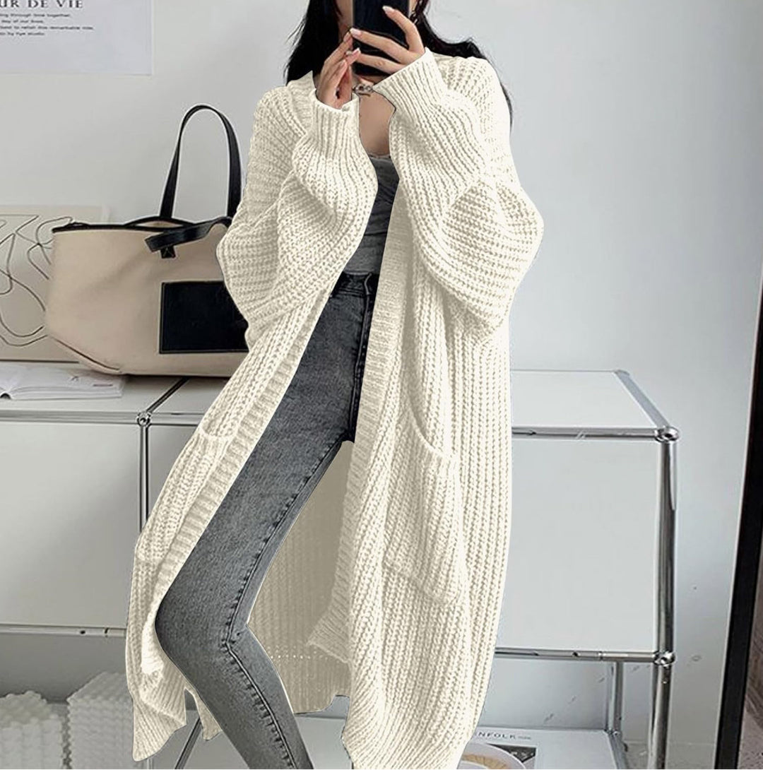 Damen Strickmantel im Oversized-Stil R&B