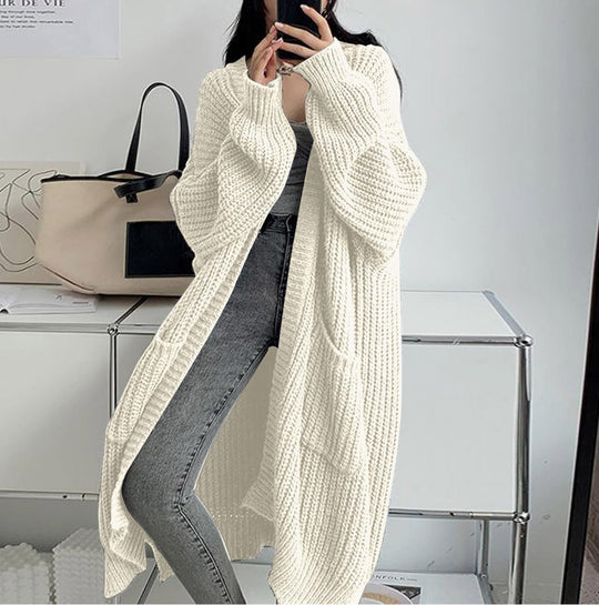 Damen Strickmantel im Oversized-Stil R&B