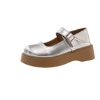 Damen elegante Mary Jane Schuhe mit funkelndem Design R&B
