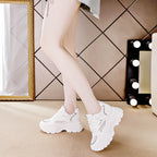 Damen Chunky Fashion Sneakers mit atmungsaktiven Mesh-Einsätzen und rutschfester Sohle R&B