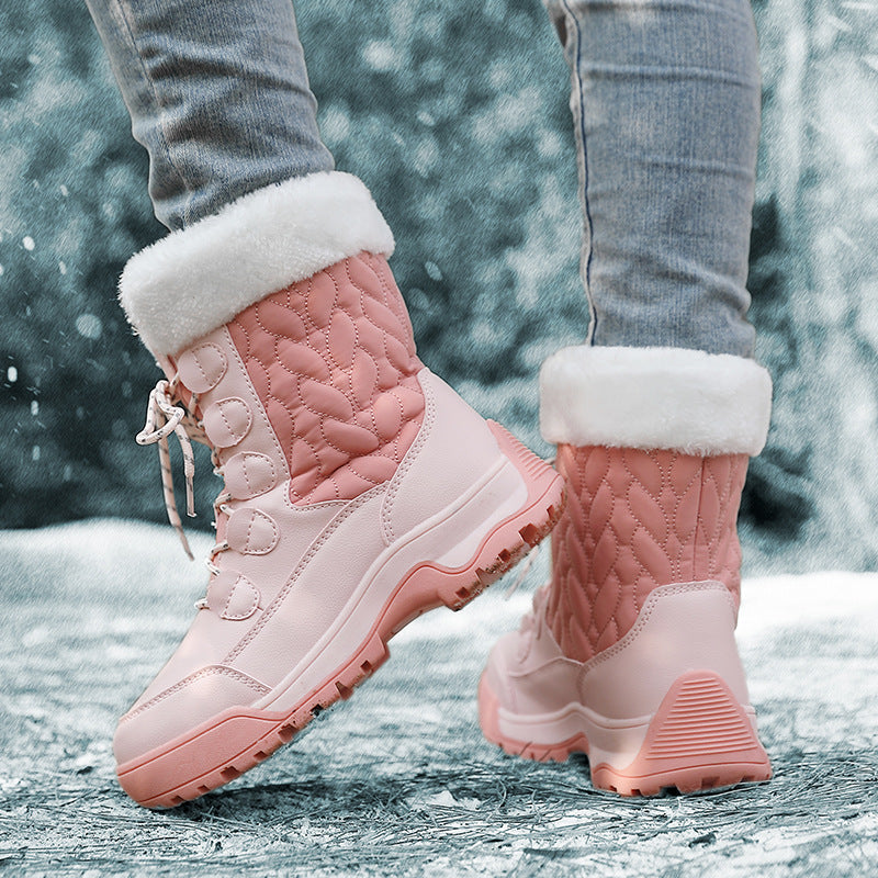 Damen Isolierte Winterstiefel mit rutschfester Sohle und warmem Innenfutter R&B