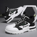 Damen Sportliche Schnürstiefel mit atmungsaktiver Mesh-Oberfläche und rutschfester Sohle