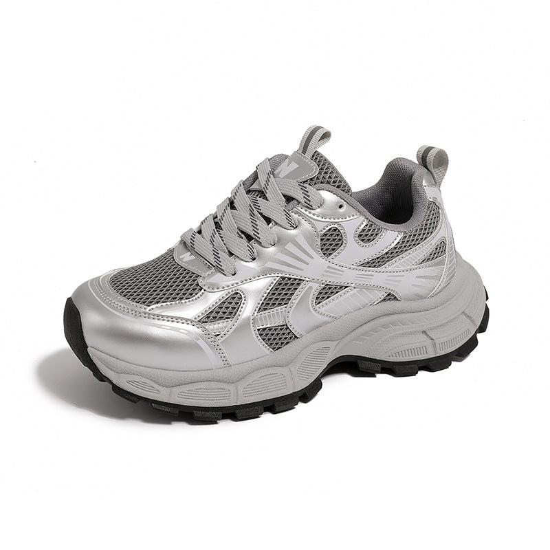 Damen Sportliche Sneakers mit atmungsaktiver Mesh-Oberfläche und stoßdämpfender Sohle R&B