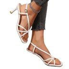Damen Elegante Slingback Sandalen mit geflochtenem Riemendetail R&B