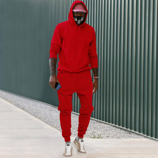 Herren Sportanzug mit Hoodie und bequemen Jogginghosen R&B