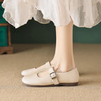 Damen Ballerinas mit verstellbarem Riemen und angenhmem Innenfutter