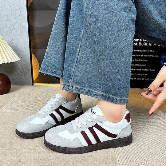 Damen Sportliche Sneakers mit atmungsaktiver Oberflächenstruktur und rutschfester Sohle R&B