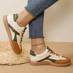 Damen modische Sneaker mit retro-inspiriertem Design und attraktiven Farbdetails R&B