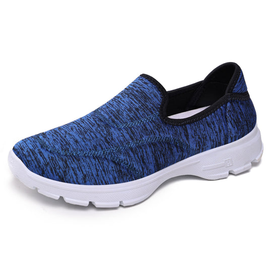 Damen Bequeme Slip-On Sneakers mit rutschfester Sohle und atmungsaktivem Obermaterial R&B