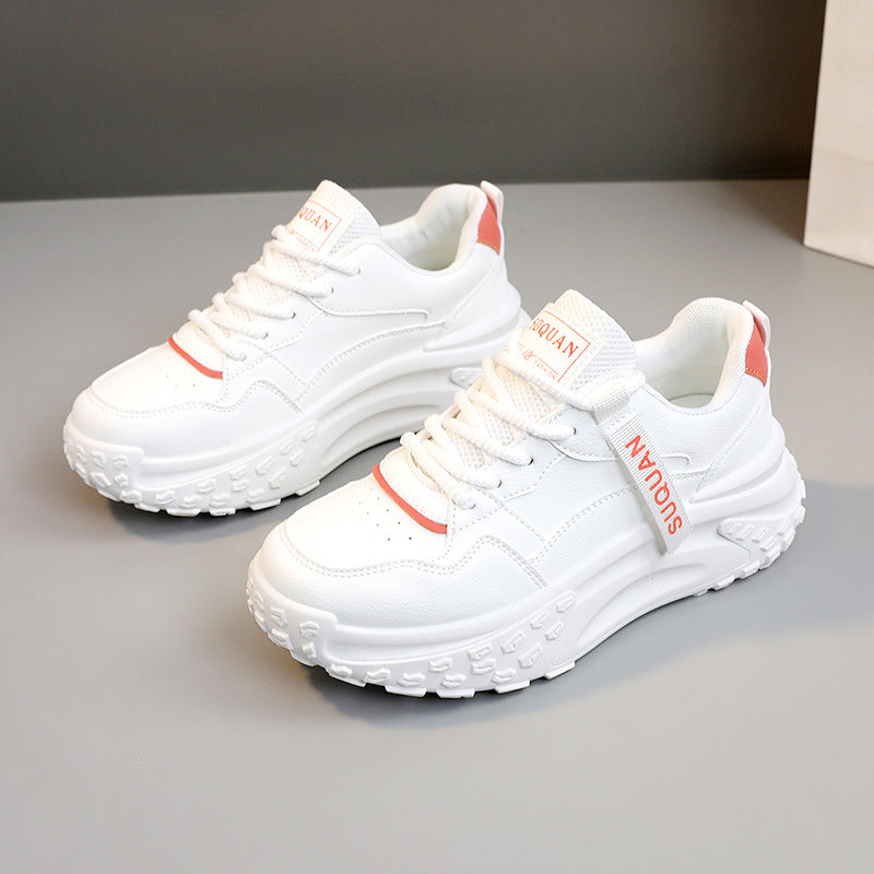 Damen sportliche Chunky Sneaker mit rutschfester Sohle und atmungsaktivem Obermaterial R&B