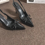 Damen Sling-Pumps mit eleganter Schleife R&B