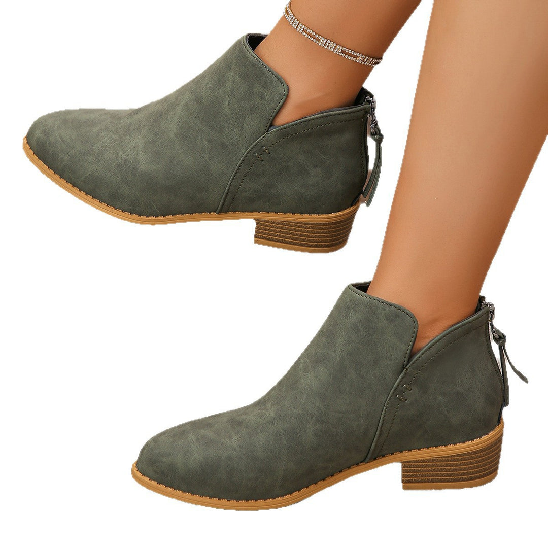 Damen Chelsea-Stiefel mit seitlichem Reißverschluss und komfortabel gepolsterter Innensohle R&B