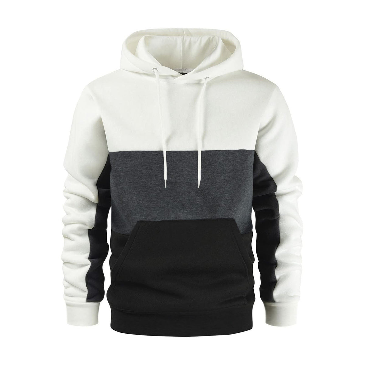 Herren Kapuzenpullover mit modischem Farbblockdesign R&B