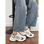 Damen Sportliche Sneakers mit atmungsaktivem Obermaterial und dämpfender Sohle