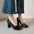 Damen Komfortable Pumps mit elegantem Blockabsatz R&B