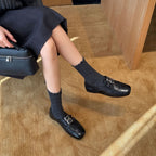 Damen Elegante Mokassins mit geschmackvollem Riemendesign und hochwertiger Lederverarbeitung R&B