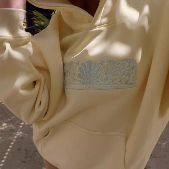 Damen Oversized Kapuzenpullover mit kreativer Grafik und bequemer Passform R&B
