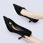 Damen Elegante Slingback-Pumps mit Schmuckdetail R&B