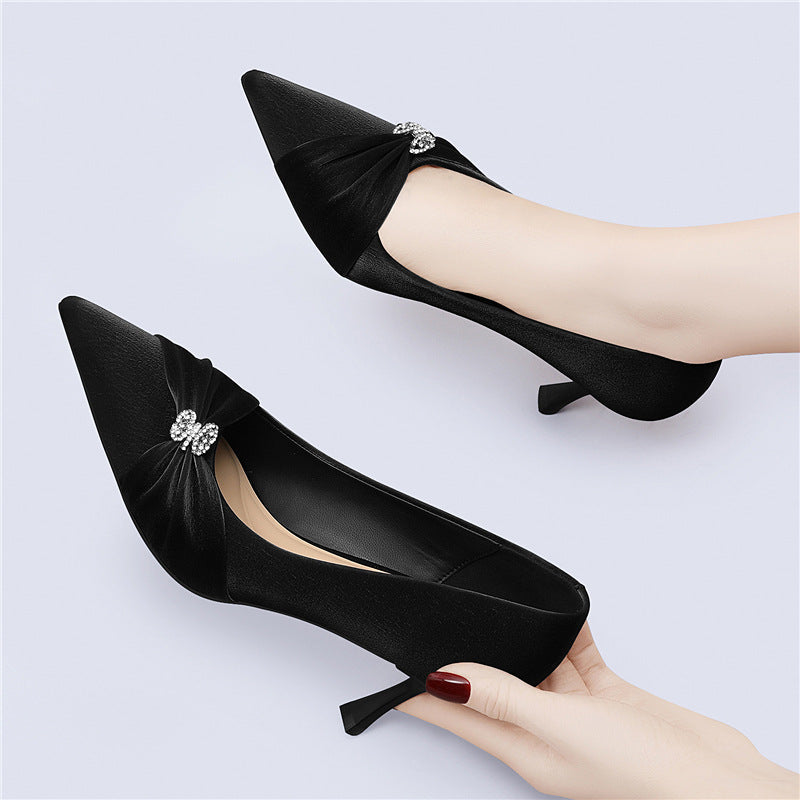 Damen Elegante Slingback-Pumps mit Schmuckdetail R&B