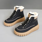 Damen Warmgefütterte Chunky Winterstiefel R&B