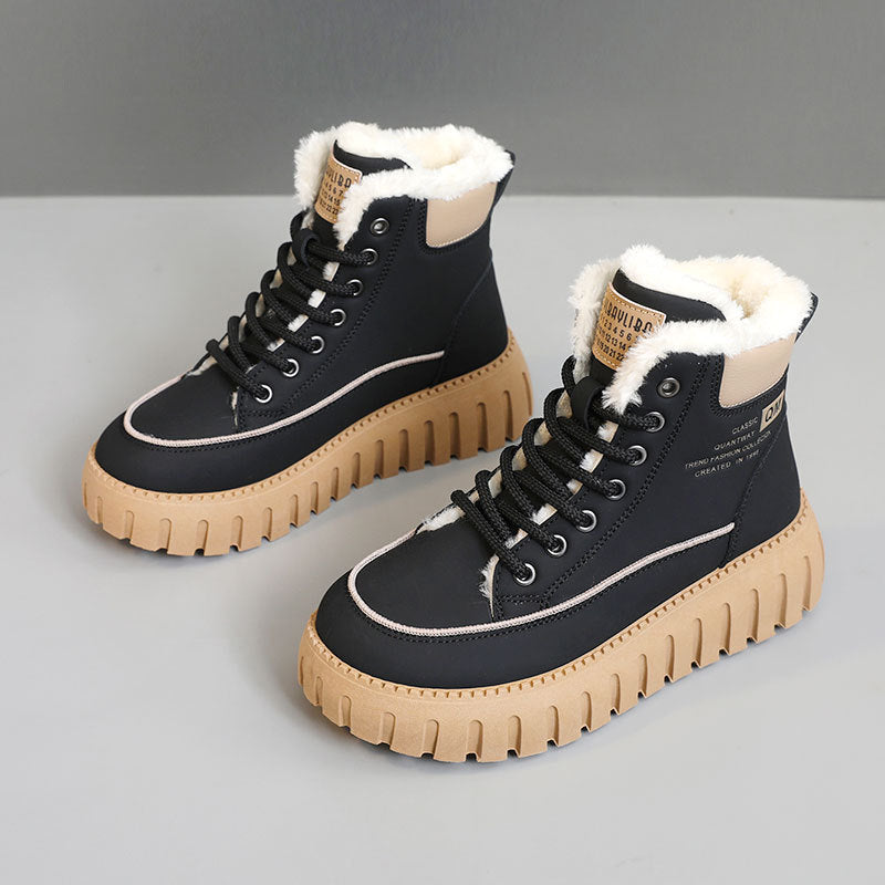 Damen Warmgefütterte Chunky Winterstiefel R&B