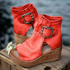 Damen Elegante Keilstiefeletten