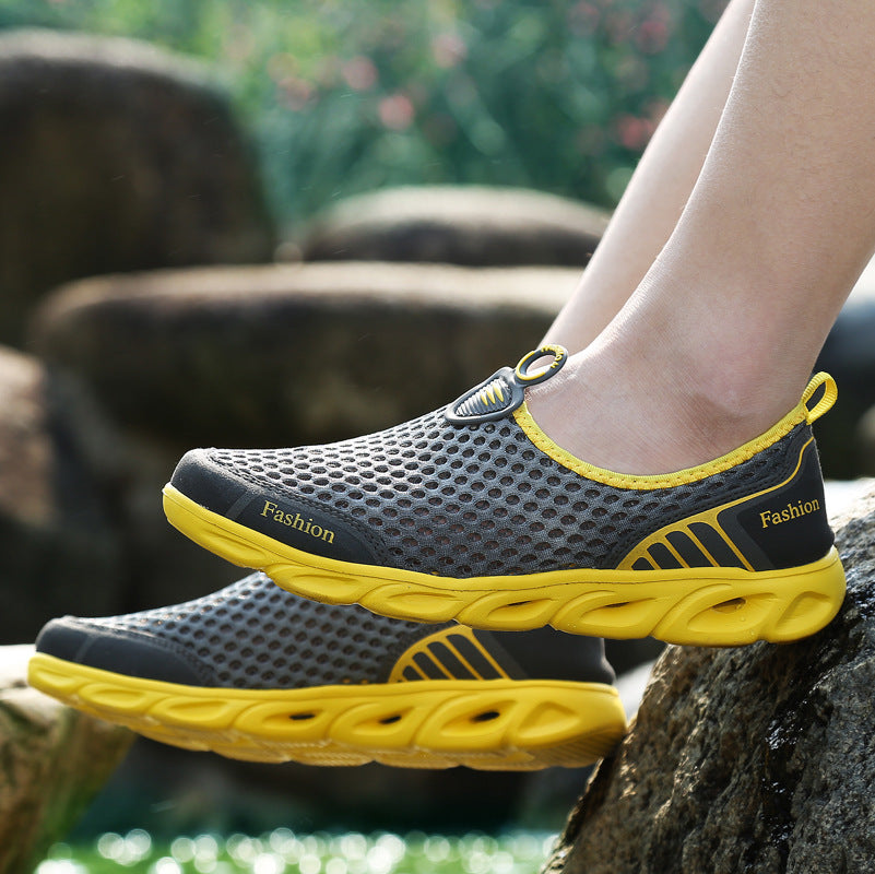 Damen Sportliche Mesh-Schuhe mit flexibler Sohle und atmungsaktiver Oberflächenstruktur R&B