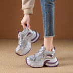Damen Sportliche Chunky Sneakers mit innovativem Sohlenprofil R&B